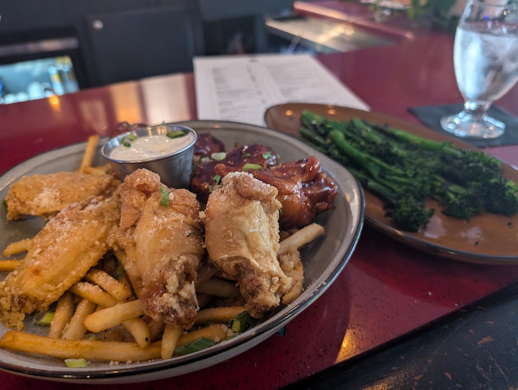 Wings and Broccolini