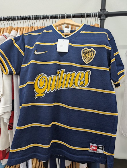 This 98 Boca Juniors Copa Mercosur Home slipped through my fingers my first trip