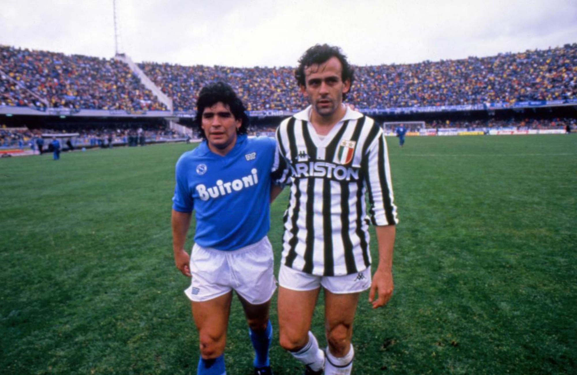 Michel Platini & Maradonna